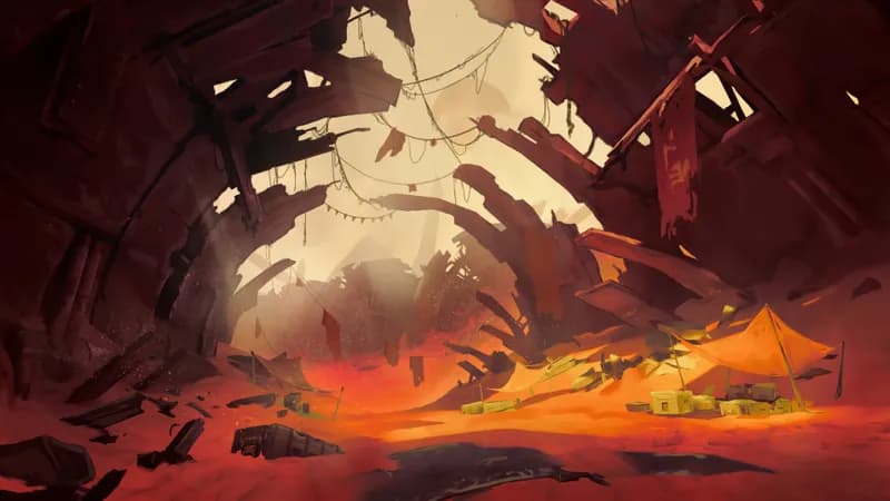 Starship Graveyard map, Red Planet variant thumbnail
