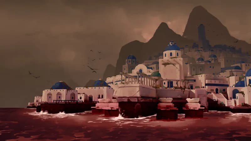 Shimmering Port map, Blood variant thumbnail
