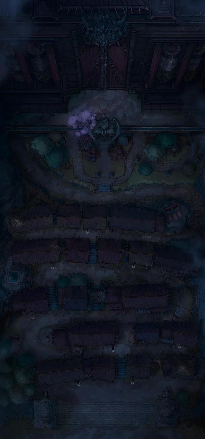 The Forbidden Gates map, Original Night Dark variant thumbnail