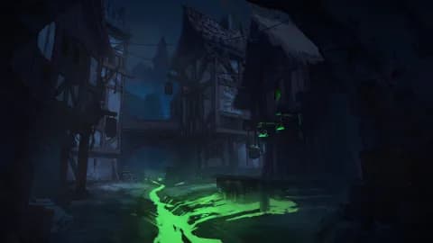 City Streets map, Arcane Runoff Night variant thumbnail