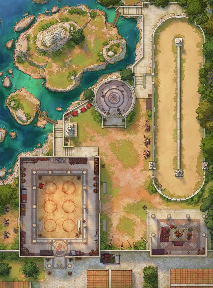 Training Grounds map, No Roof Day variant thumbnail