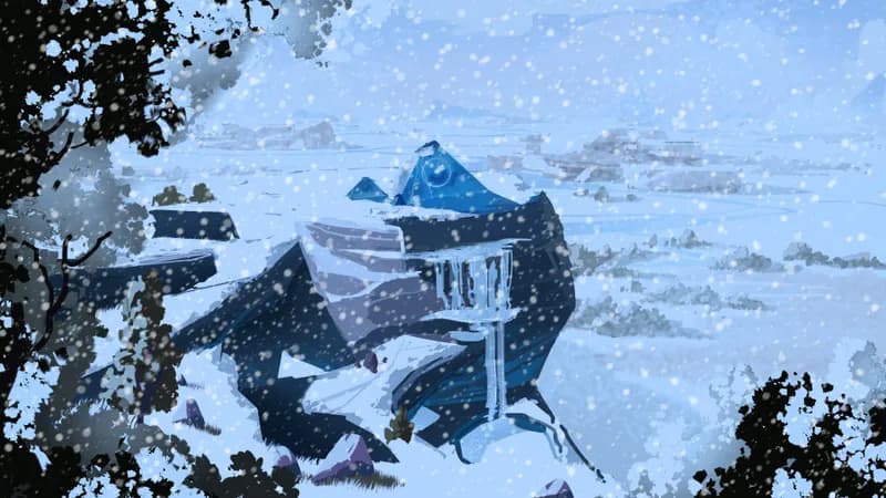 Infected Crystal Cliffs map, Winter variant thumbnail