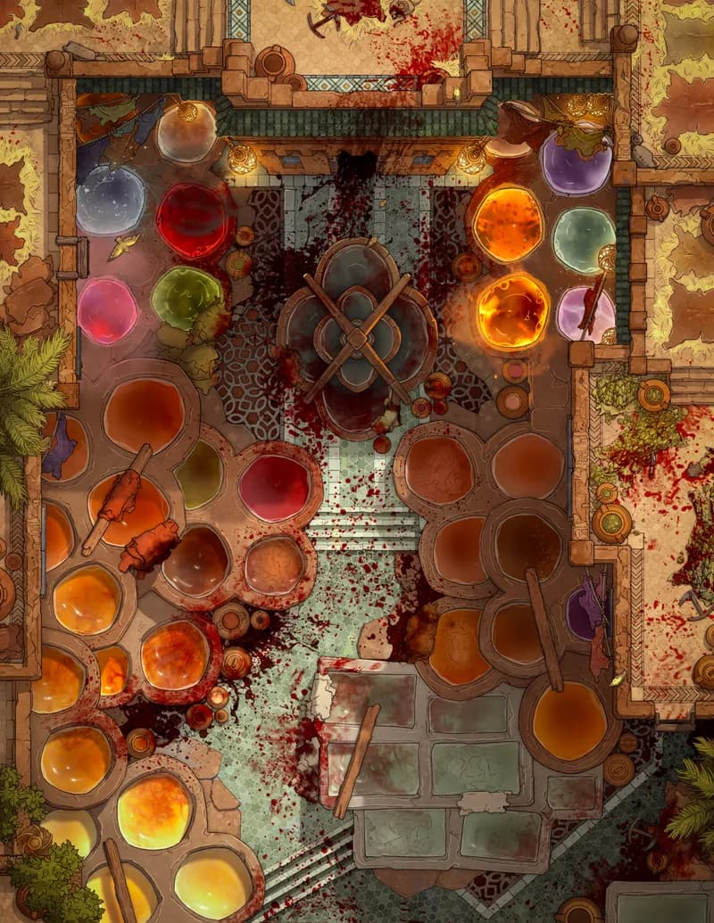 Magical Tannery map, Massacre variant thumbnail