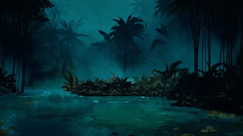 Jungle Village map, Natural Night variant thumbnail