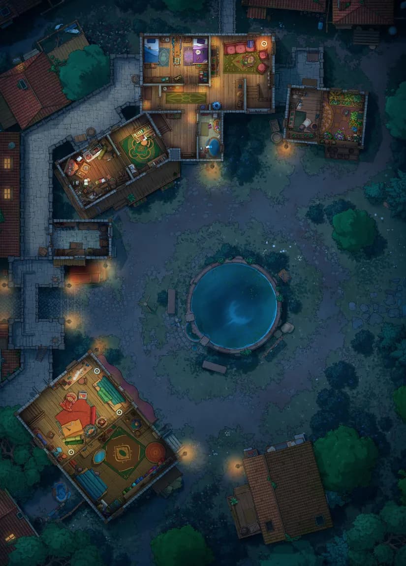 Heart of the Village map, Interior Floor 02 Night variant thumbnail