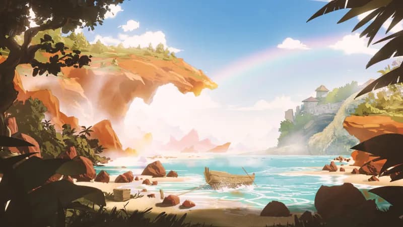 Beachside Cliff map, Guardian Landfall variant thumbnail