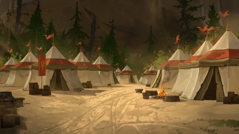 Medieval War Tents map, Camp Layout 01 variant thumbnail