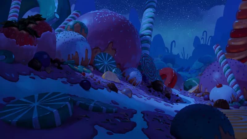 Candy Castle map, No Castle Night variant thumbnail