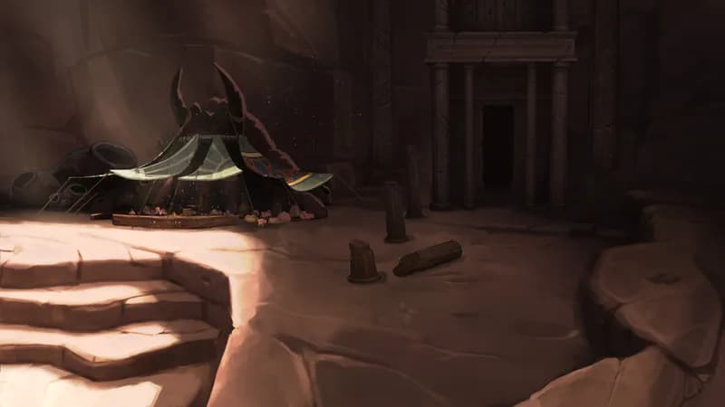 Beetle Tribe Canyon map, Ruins variant thumbnail