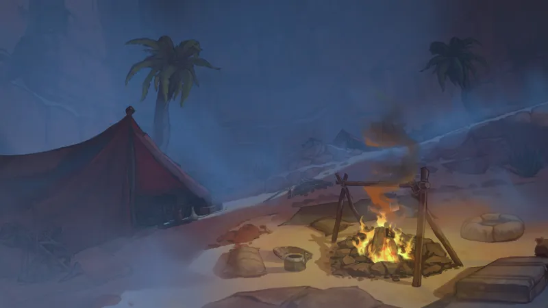 Desert Trading Camp map, Fog variant thumbnail