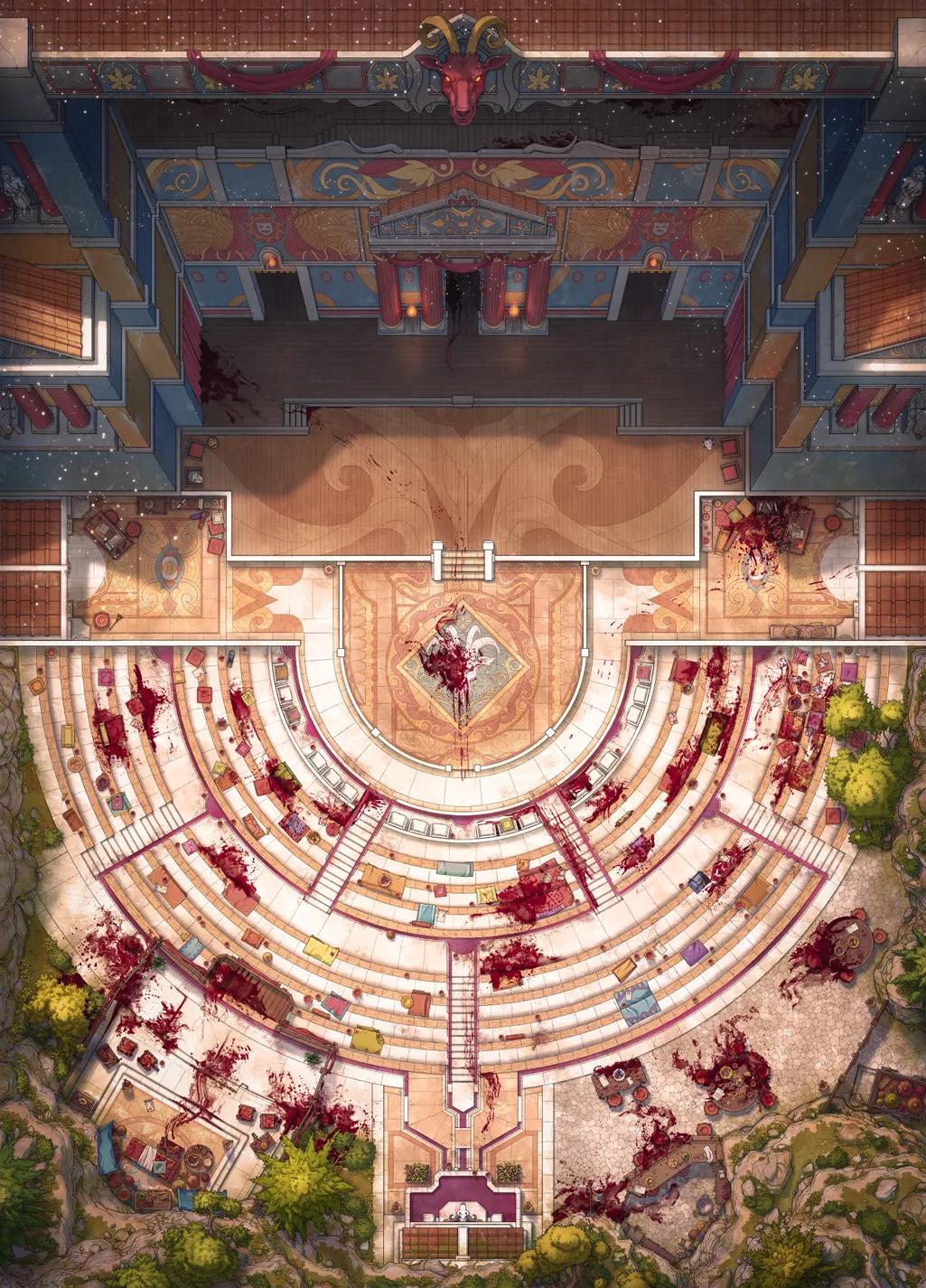 Affluent Amphitheatre map, Massacre variant thumbnail