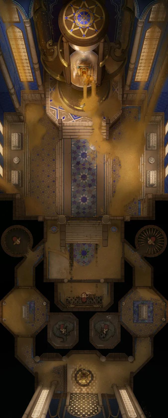 Tomb of Sand Interior map, Locked In Day variant thumbnail