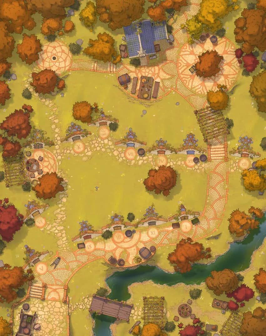 Verem Cellars map, Autumn variant thumbnail