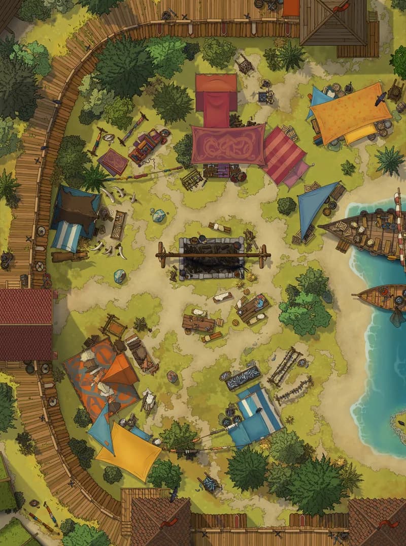 Viking Market map, No Dire Boar variant thumbnail
