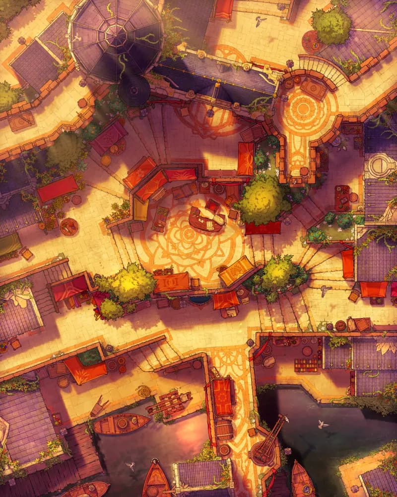 Marketplace Bridge map, Sunset variant thumbnail