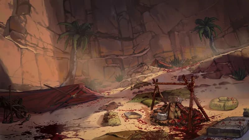 Desert Trading Camp map, Massacre variant thumbnail