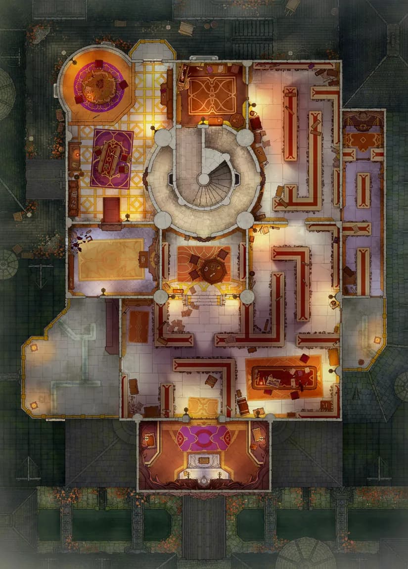 Muniment Chamber map, Opulent variant thumbnail