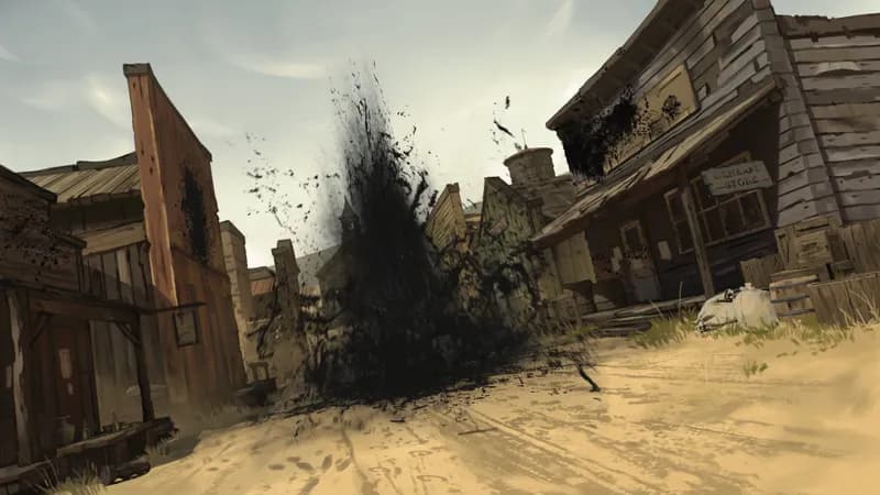 Wild West Town map, Oil variant thumbnail