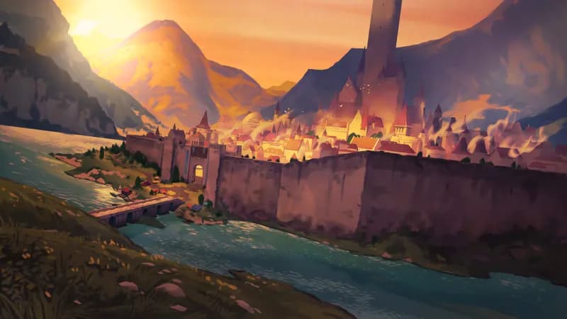 Market City Walls map, Sunset variant thumbnail