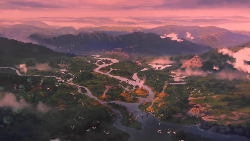 Deep Jungle map, Sunset variant thumbnail