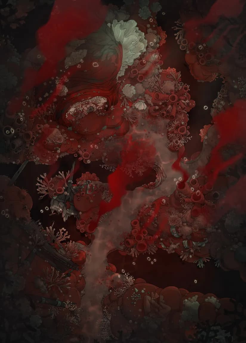 Coral Witch Cottage map, Blood Vent variant thumbnail