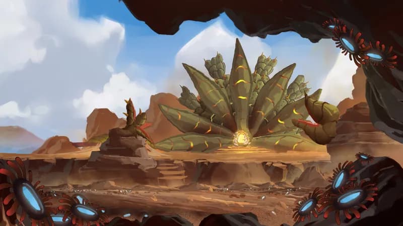 Alien Hive Entrance map, Desert variant thumbnail