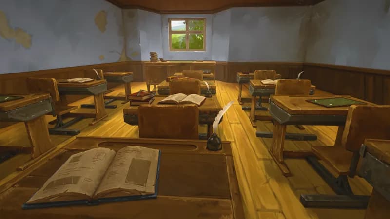 Quaint Village School map, Run Down variant thumbnail