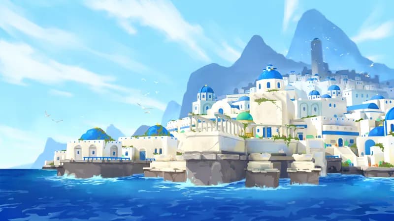 Shimmering Port map, Original Day variant thumbnail