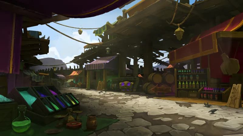 Black Market Streets map, Open Market variant thumbnail