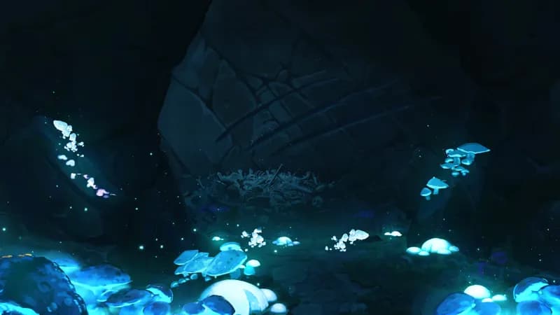 Bone Mill Lair map, Bioluminescent Blue variant thumbnail