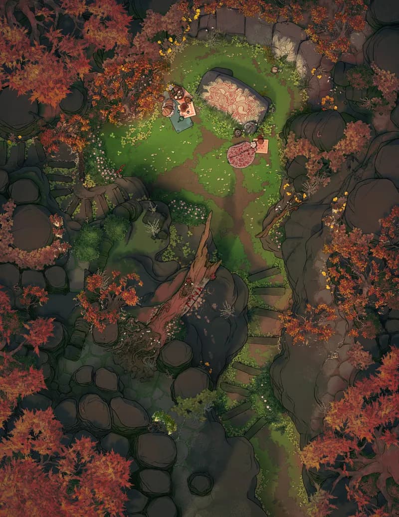 Dragon's Memorial map, Autumn variant thumbnail