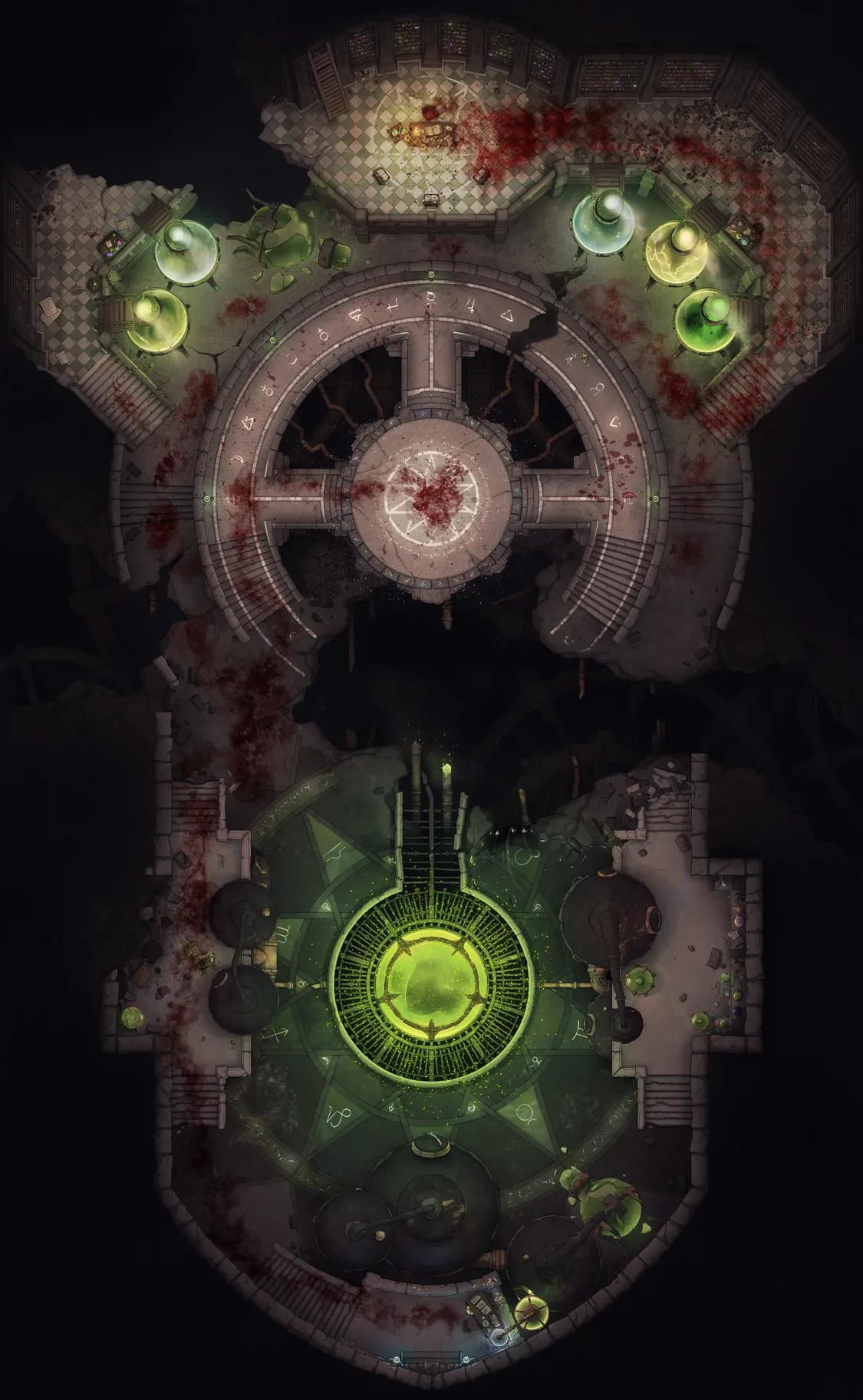 Alchemy Dungeon map, Massacre variant thumbnail