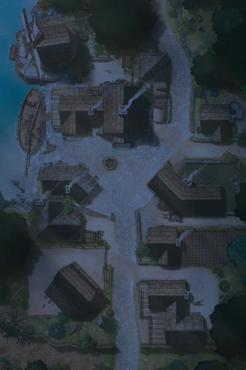 Hauthell map, 03 Tropical Night variant thumbnail