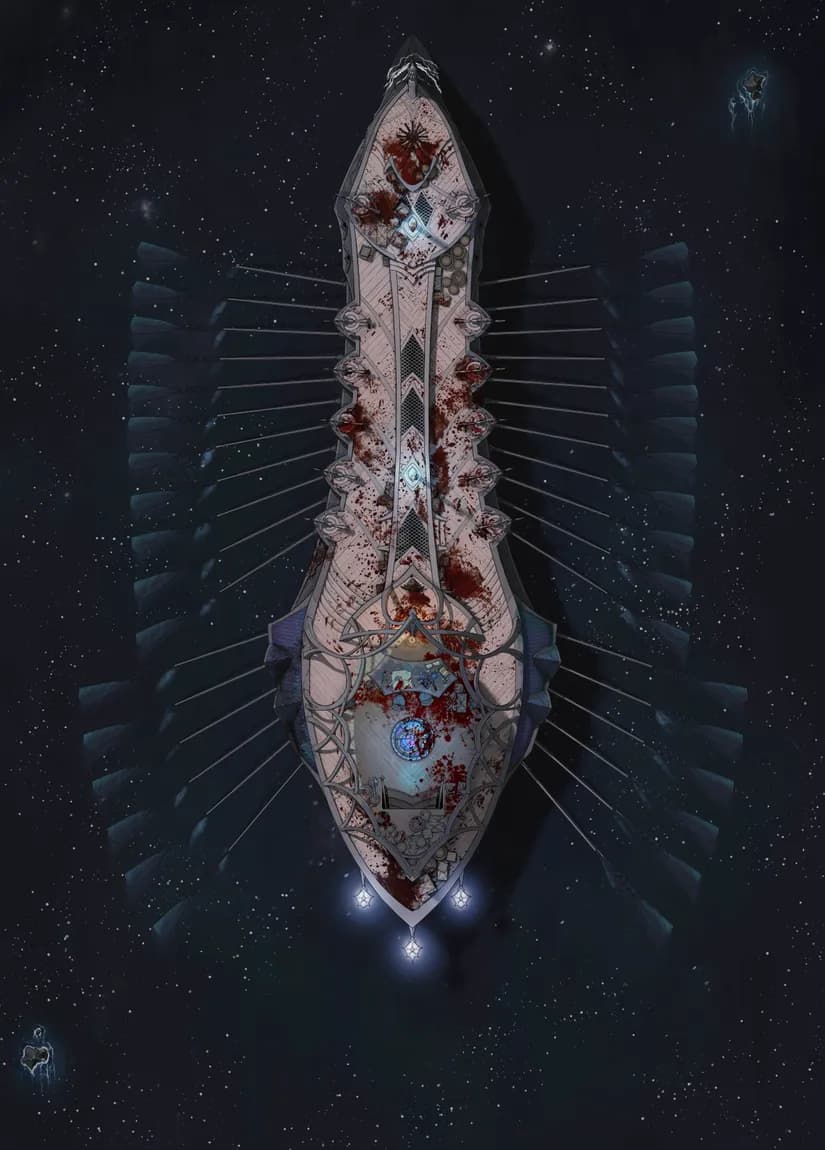 Drow Warship Interior map, Massacre Top Deck variant thumbnail