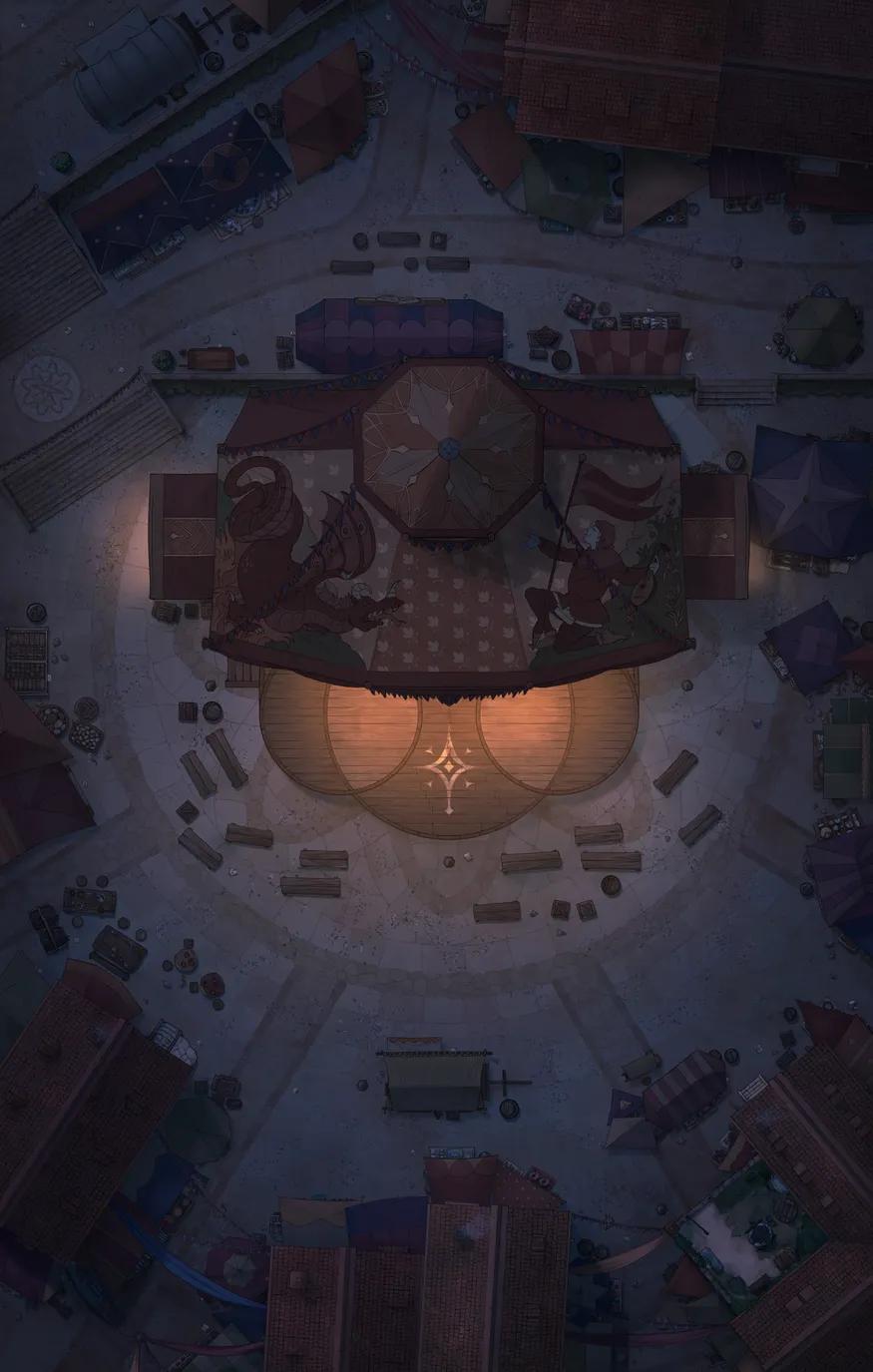 Marketplace Festival map, Evening Show variant thumbnail