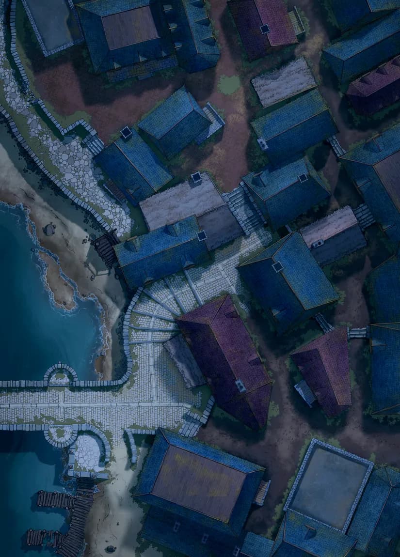 Low Town Docks map, Empty Night variant thumbnail