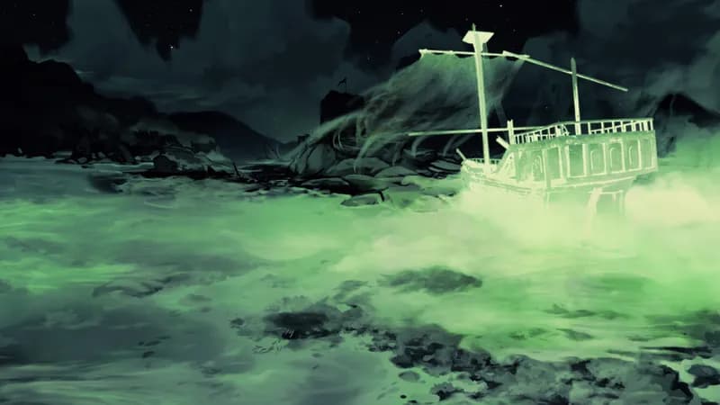 Tidal Isle Fort map, Ghost Ship variant thumbnail