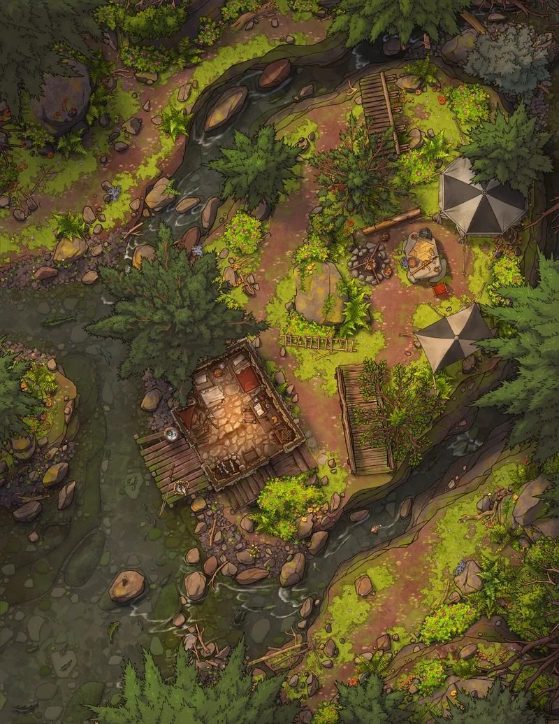 Knight's Refuge map, Bridges Pulled in variant thumbnail