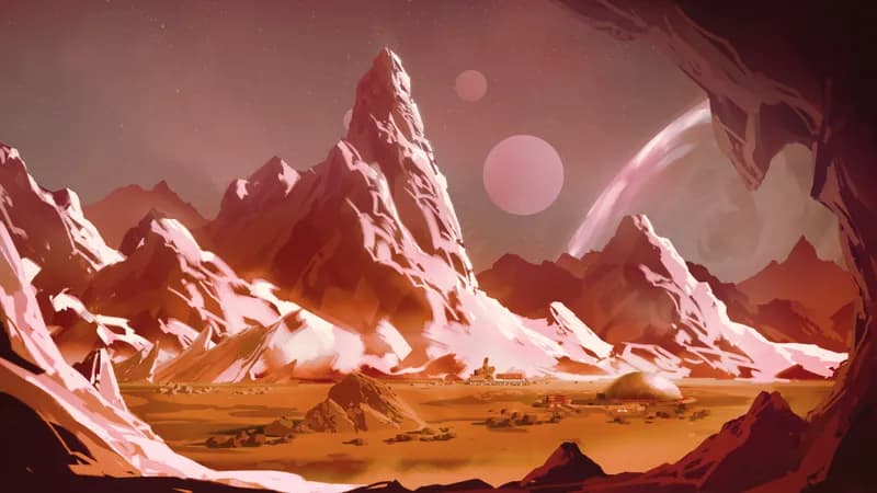 Arctic Institute map, Red Planet variant thumbnail