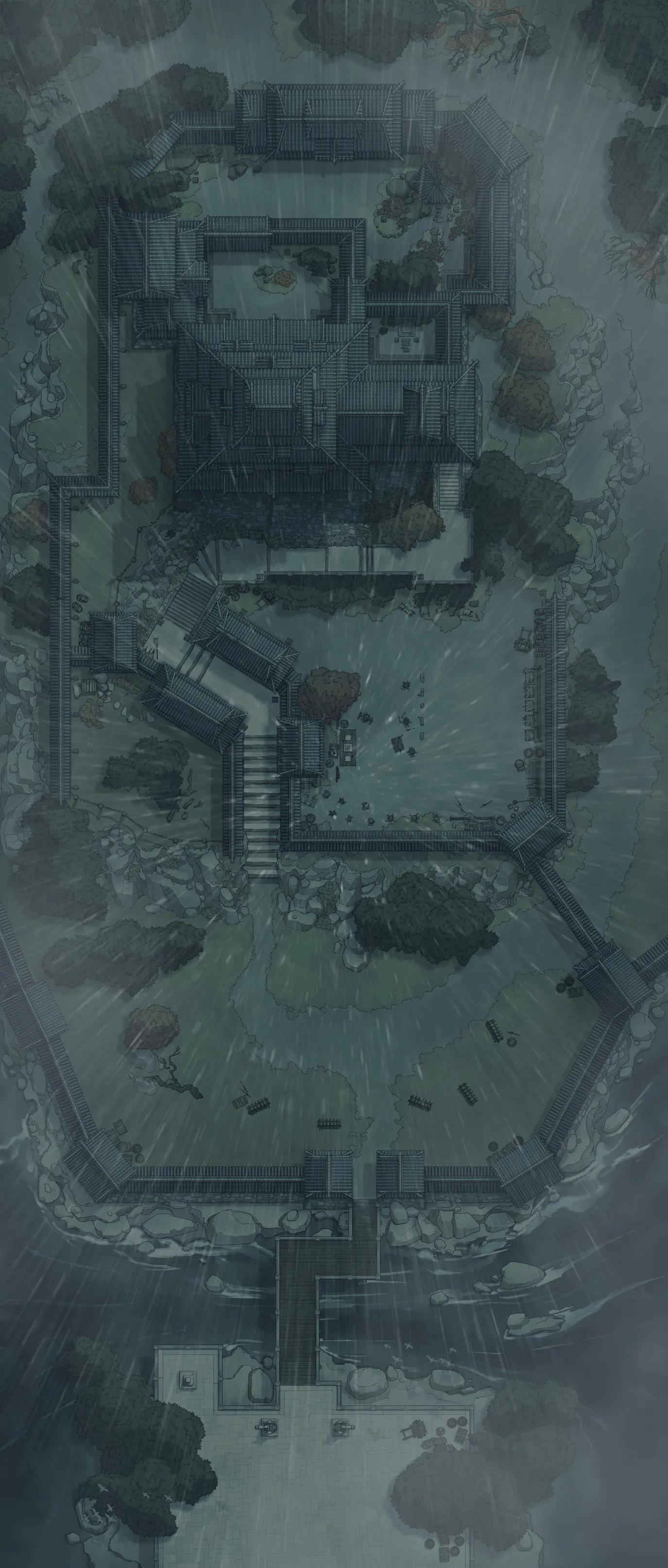 Japanese Castle Exterior map, Rain variant thumbnail