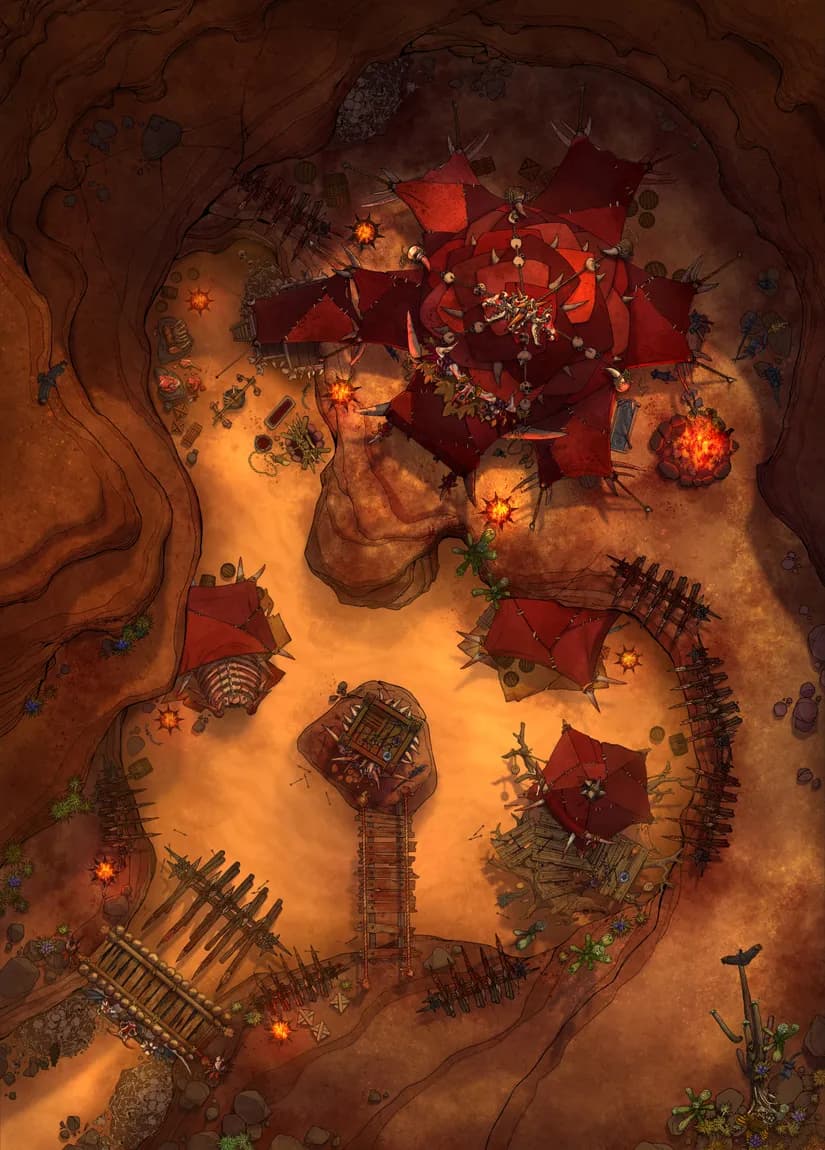 Orc Desert Camp map, Original Day variant thumbnail