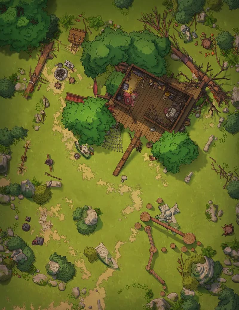 Young Adventurer's Hideout map, Grasslands variant thumbnail