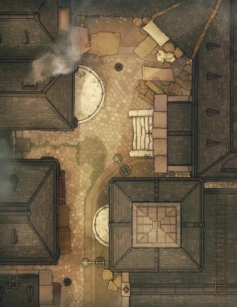 Dark Alleys map, Layout 2 Original Day variant thumbnail