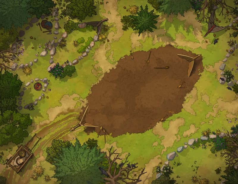 Viking Burial map, Buried variant thumbnail