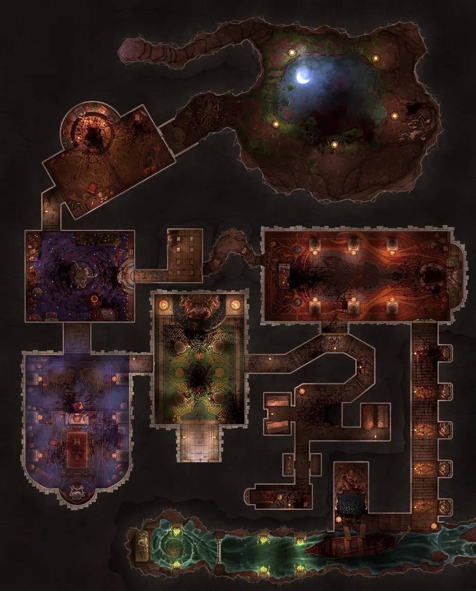 Archon's Catacombs map, Massacre variant thumbnail