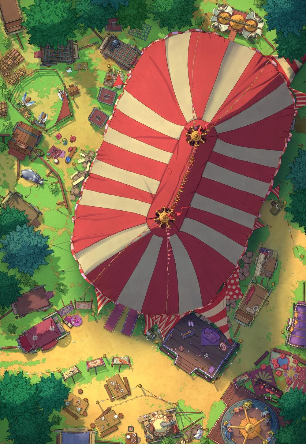 Travelling Circus map, Original Exterior Day variant thumbnail