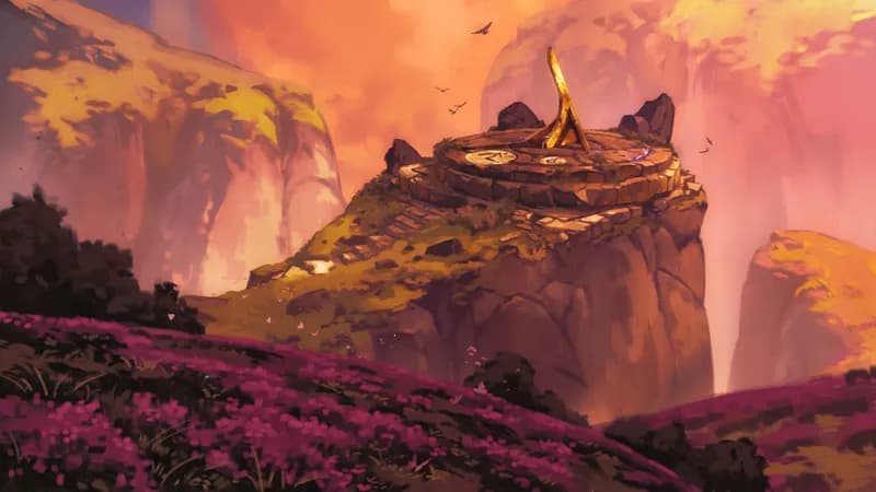 Giant Ancient Sundial map, Sunset variant thumbnail