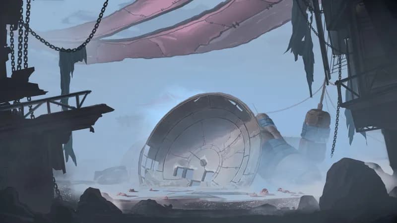 Collapsed Radio Tower map, Fog variant thumbnail