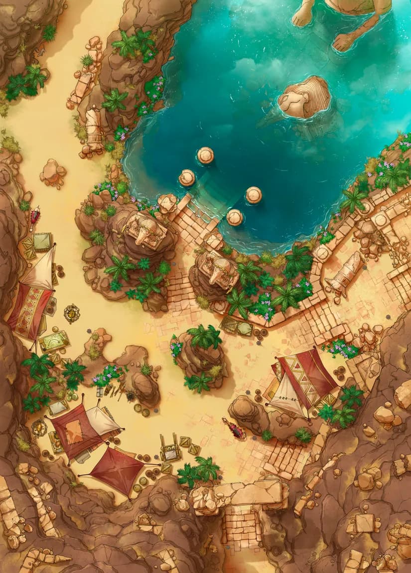 Oasis Expedition map, Original Day variant thumbnail