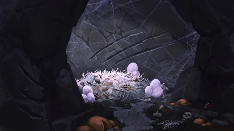 Bone Mill Lair map, Spiders variant thumbnail